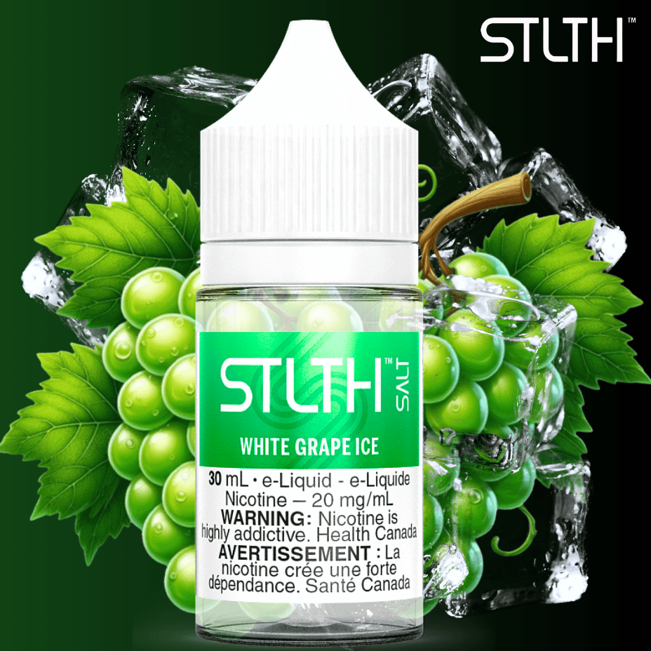 STLTH Salt - White Grape Ice 30mL / 20mg Winkler Vape SuperStore and Bong Shop Manitoba Canada