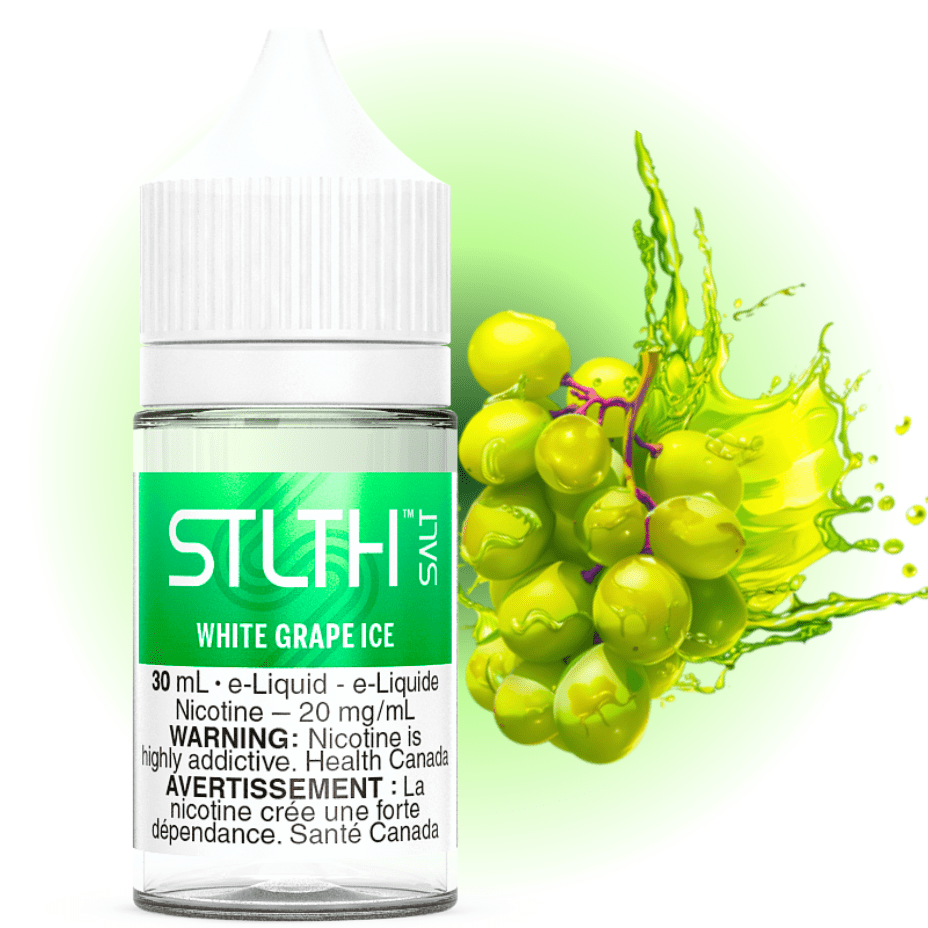 STLTH Salt - White Grape Ice 30mL / 20mg Winkler Vape SuperStore and Bong Shop Manitoba Canada