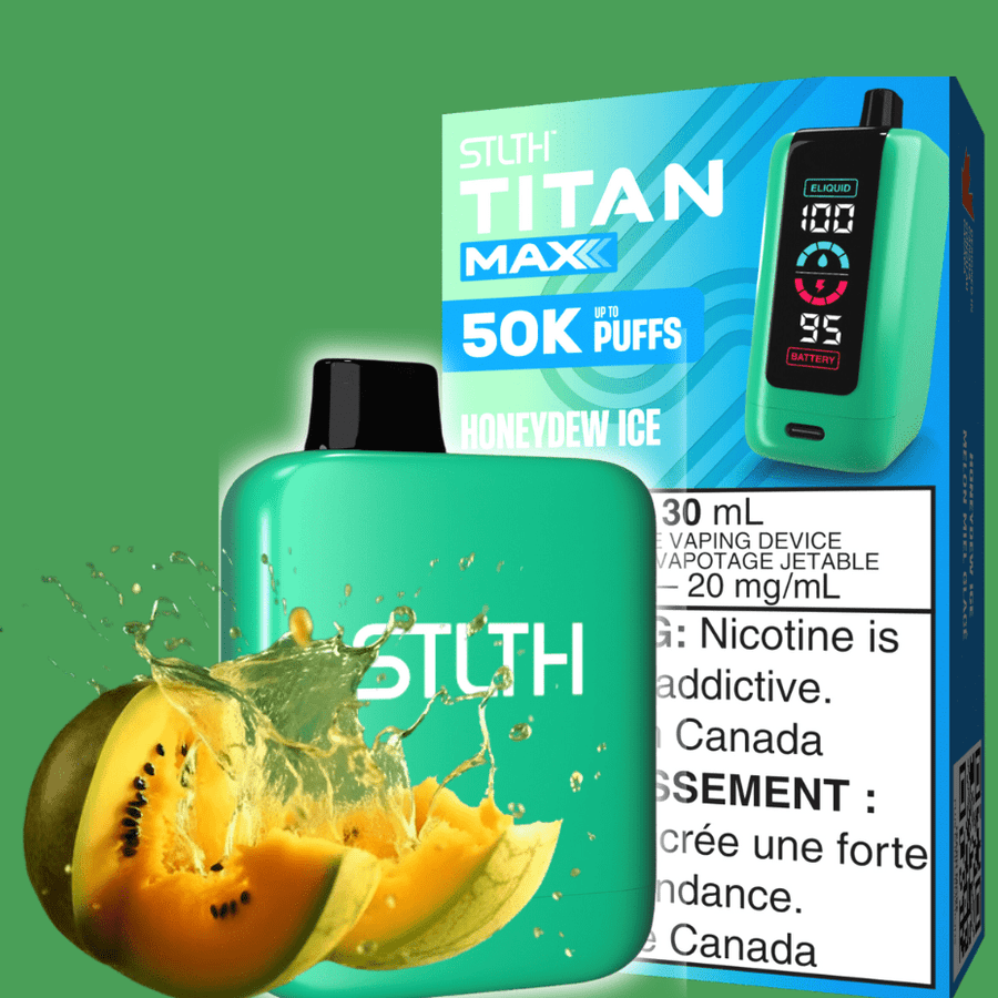 STLTH Titan Max 50k Disposable Vape-Honeydew Ice 50000 Puffs Winkler Vape SuperStore and Bong Shop Manitoba Canada