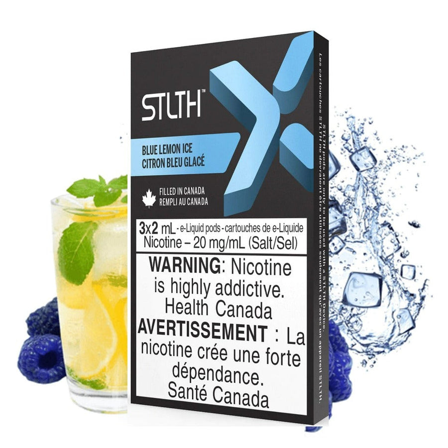 STLTH X Pod Pack-Blue Lemon Ice 3/PKG / 20mg Winkler Vape SuperStore and Bong Shop Manitoba Canada