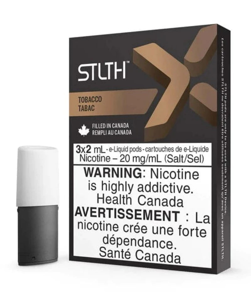 STLTH X Pod Pack-Tobacco 20mg Winkler Vape SuperStore and Bong Shop Manitoba Canada