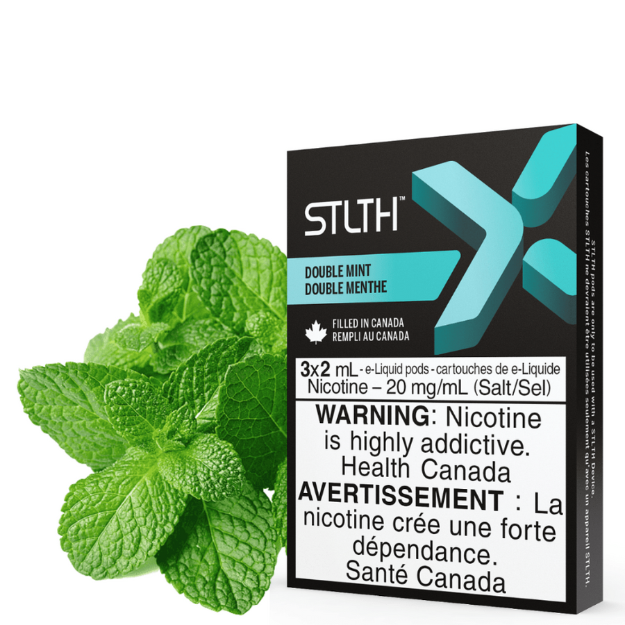 STLTH X Pods-Double Mint Winkler Vape SuperStore and Bong Shop Manitoba Canada