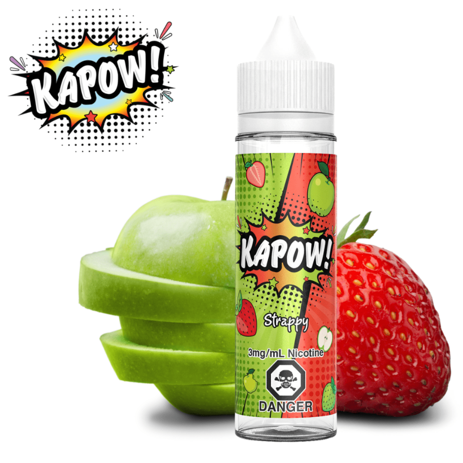 Strappy by Kapow E-Liquid 3mg Winkler Vape SuperStore and Bong Shop Manitoba Canada