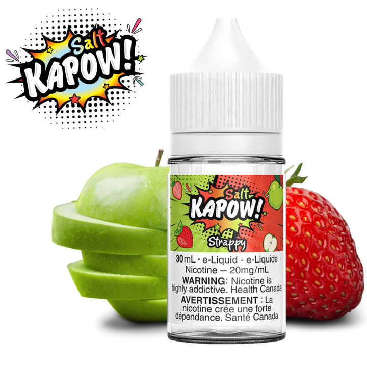 Strappy Salt by Kapow E-Liquid 30ml / 12mg Winkler Vape SuperStore and Bong Shop Manitoba Canada