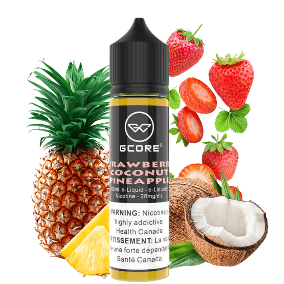 Strawberry Coconut Pineapple Salt by GCORE 60ml 20mg Winkler Vape SuperStore and Bong Shop Manitoba Canada