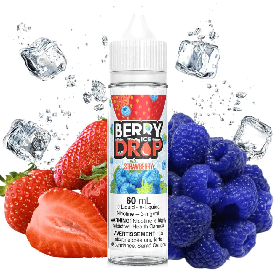 Strawberry Ice by Berry Drop E-Liquid 60ml / 3mg Winkler Vape SuperStore and Bong Shop Manitoba Canada