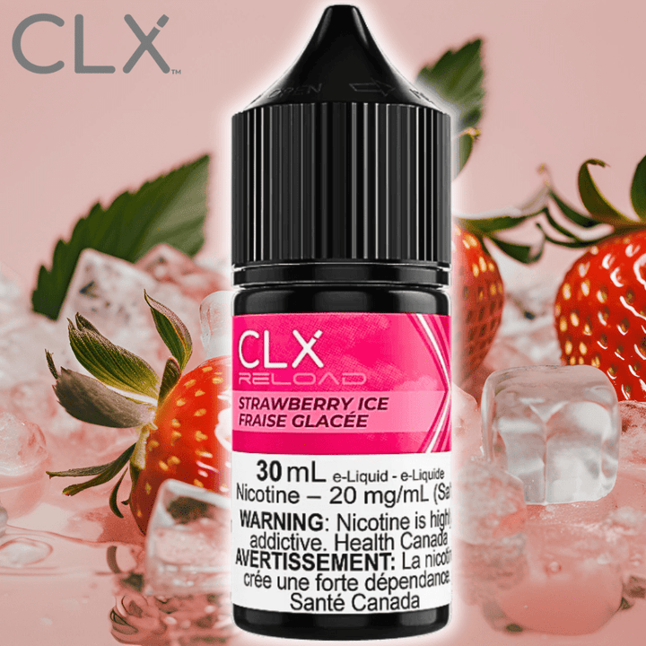 Strawberry Ice Salt by CLX Reload E-Liquid Winkler Vape SuperStore and Bong Shop Manitoba Canada