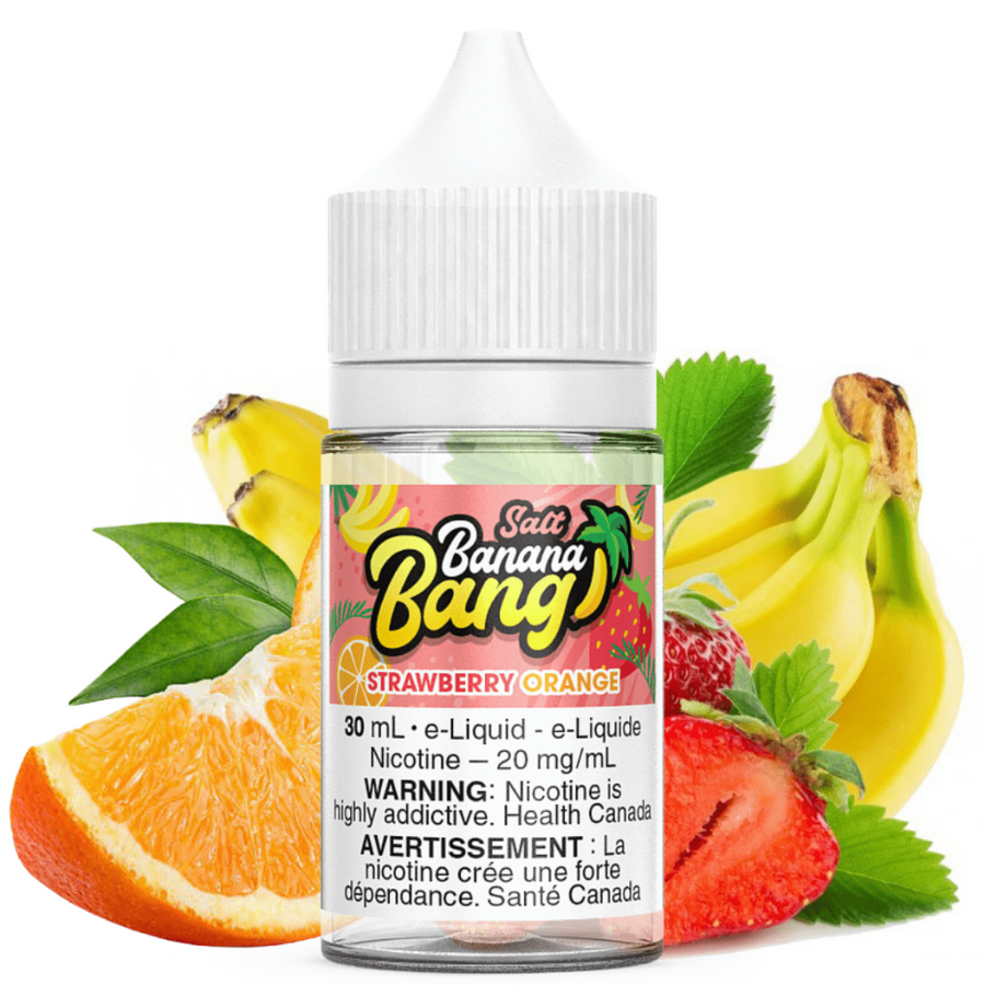 Strawberry Orange Salt by Banana Bang E-Liquid Winkler Vape SuperStore and Bong Shop Manitoba Canada