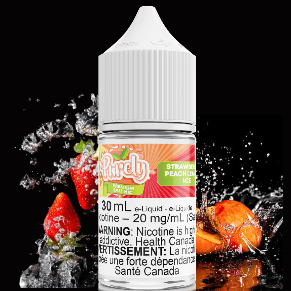 Strawberry Peach Lemon Ice Salt Nic by Purely E-Liquid 30ml / 12mg Winkler Vape SuperStore and Bong Shop Manitoba Canada