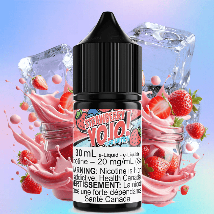 Strawberry Yojo Iced Salt by Maverick E-Liquid Winkler Vape SuperStore and Bong Shop Manitoba Canada