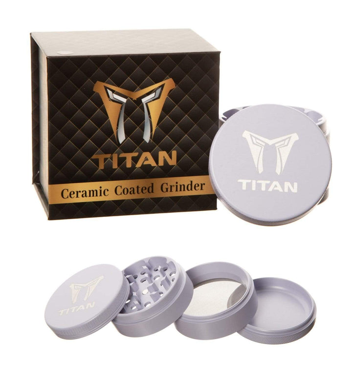 Titan 62mm Dry Herb Grinder-4 Piece 62mm / Lavender Winkler Vape SuperStore and Bong Shop Manitoba Canada