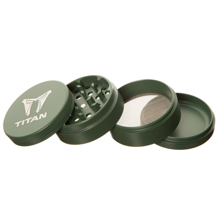 Titan 62mm Dry Herb Grinder-4 Piece Winkler Vape SuperStore and Bong Shop Manitoba Canada