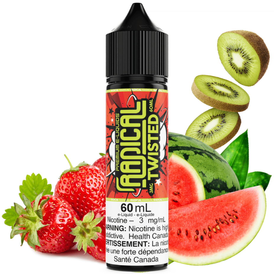 Twisted by Radical E-liquid 60ml / 3mg Winkler Vape SuperStore and Bong Shop Manitoba Canada