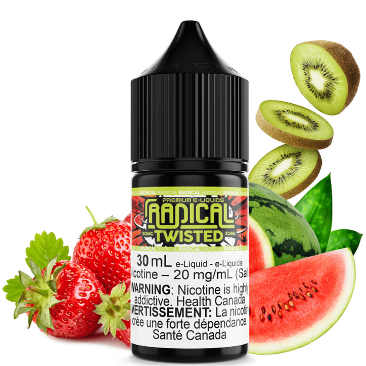 Twisted Salt Nic by Radical E-liquid 30ml / 12mg Winkler Vape SuperStore and Bong Shop Manitoba Canada