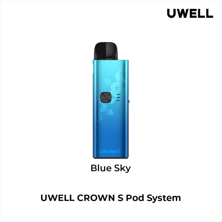 Uwell Crown S Pod Kit Blue Sky Winkler Vape SuperStore and Bong Shop Manitoba Canada