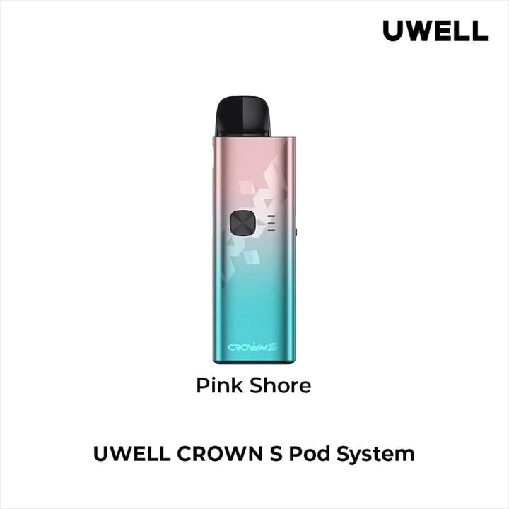 Uwell Crown S Pod Kit Pink Shore Winkler Vape SuperStore and Bong Shop Manitoba Canada