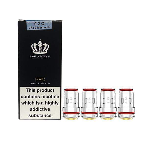 Uwell Crown V Replacement Coils - 4pck 0.2ohm SC Winkler Vape SuperStore and Bong Shop Manitoba Canada