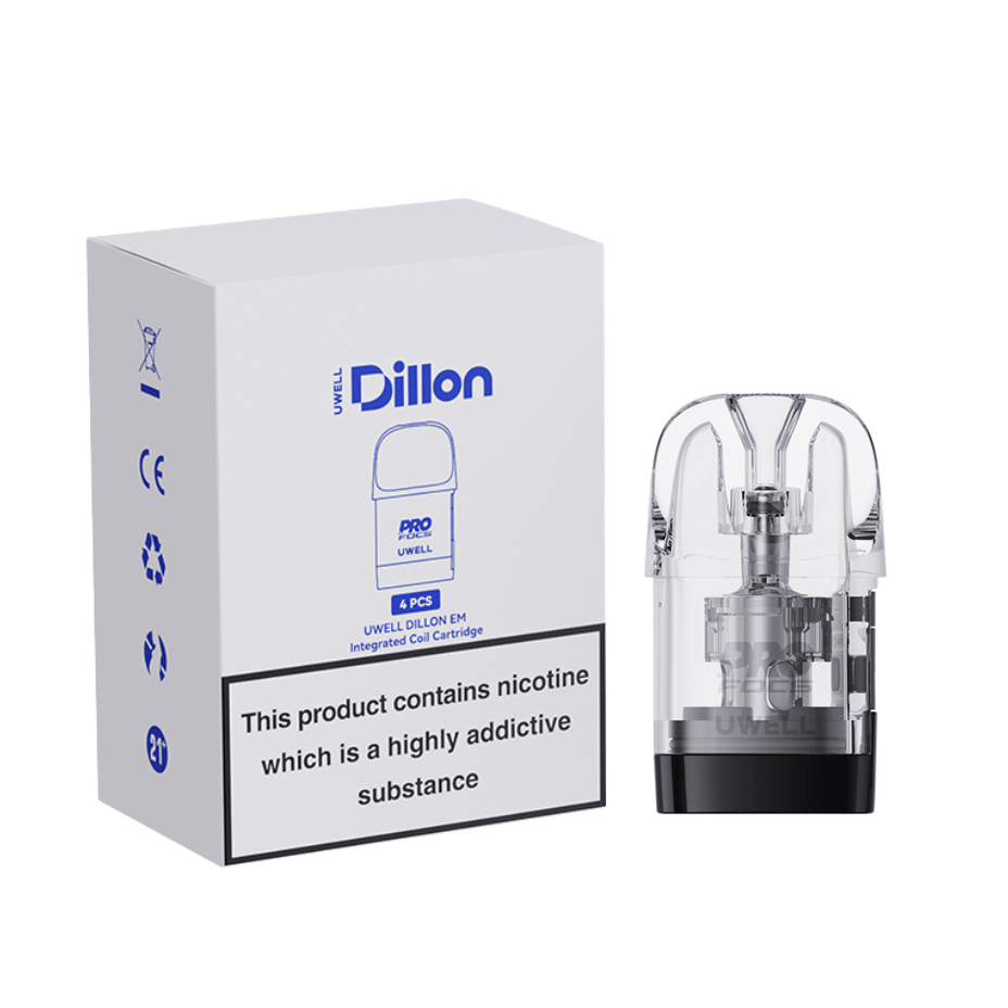 UWELL Dillon EM Replacement Pod 4/pk 0.6 OHM Winkler Vape SuperStore and Bong Shop Manitoba Canada