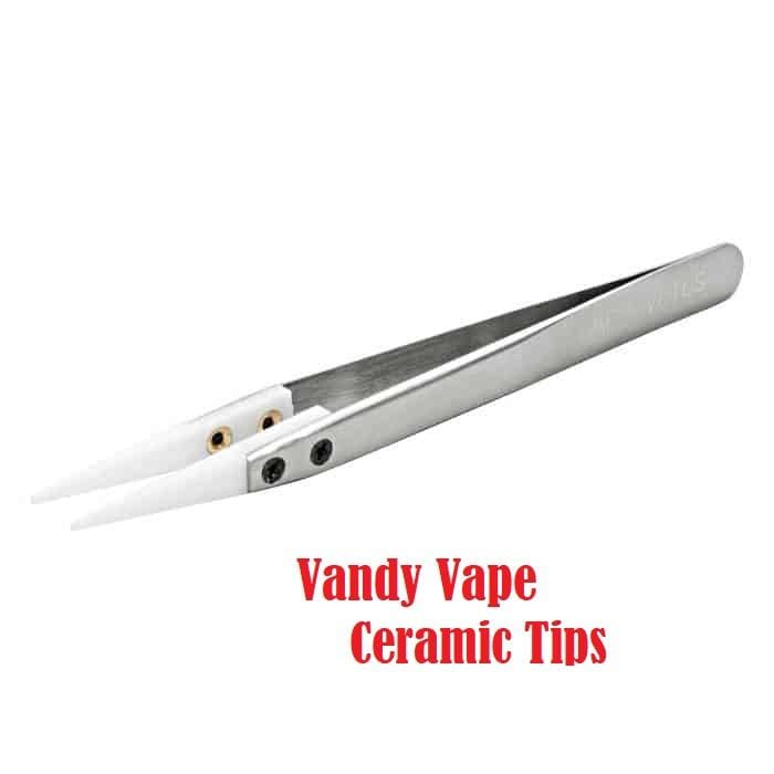 Vandy Vape Ceramic Tweezers Default Title / black Winkler Vape SuperStore and Bong Shop Manitoba Canada