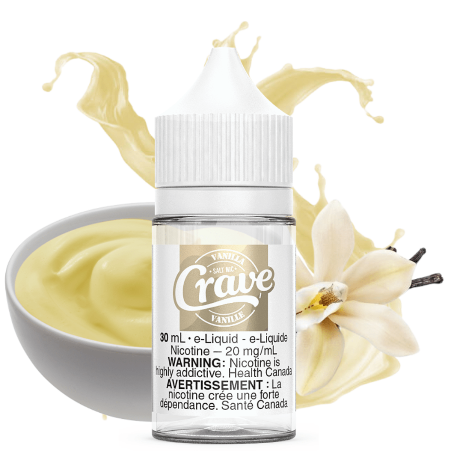 Vanilla Salt by Crave E-liquid 30ml / 12mg Winkler Vape SuperStore and Bong Shop Manitoba Canada