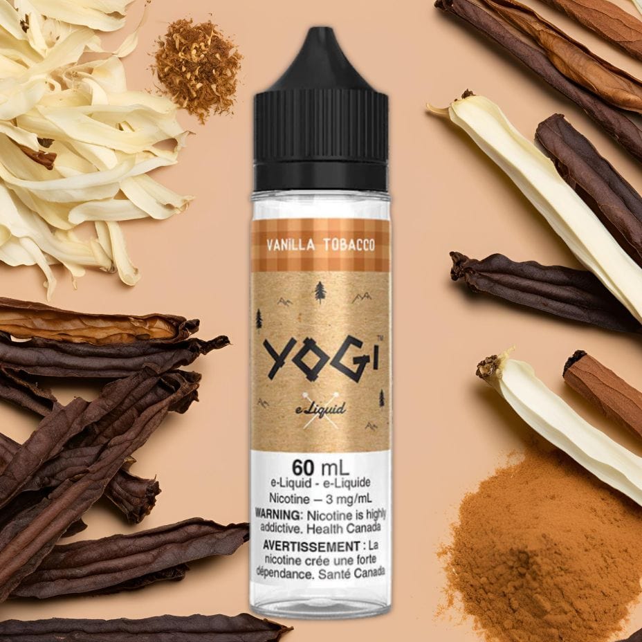 Vanilla Tobacco by YOGI E-liquid 3mg Winkler Vape SuperStore and Bong Shop Manitoba Canada