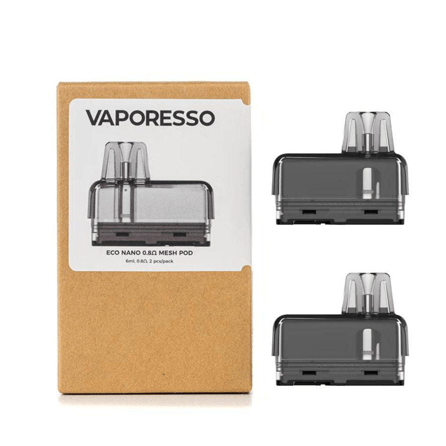 Vaporesso Eco Nano Replacement Pods-2/pkg 0.8ohm / 2/pkg Winkler Vape SuperStore and Bong Shop Manitoba Canada