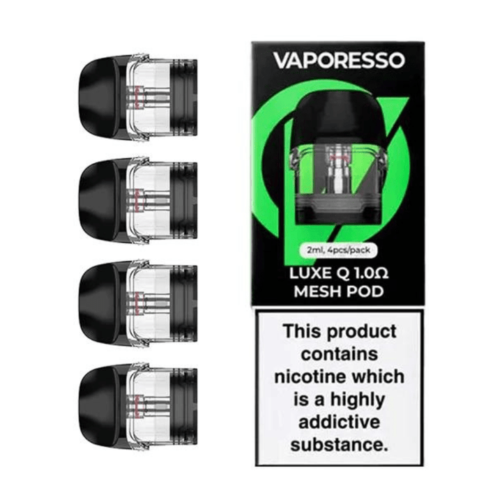 Vaporesso Luxe Q Replacement Pod-4pkg 1.0ohm Winkler Vape SuperStore and Bong Shop Manitoba Canada