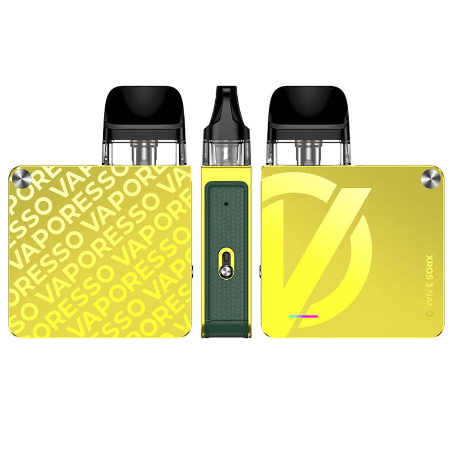 Vaporesso XROS 3 Nano Pod Kit 1000 mAh / Lemon Yellow Winkler Vape SuperStore and Bong Shop Manitoba Canada