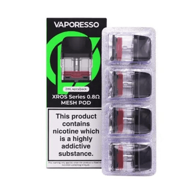 Vaporesso XROS Replacement Pods-4pkg 0.8ohm Winkler Vape SuperStore and Bong Shop Manitoba Canada