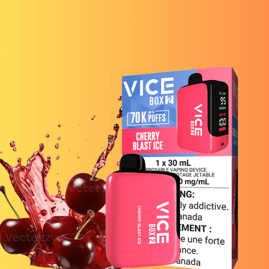 Vice Box 2 Disposable Vape-Cherry Blast Ice in Winkler Manitoba