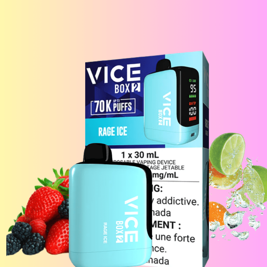 Vice Box 2 Disposable Vape-Rage Ice in Manitoba