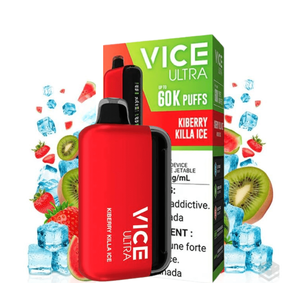 Vice Ultra 60K Disposable Vape - Kiberry Killa Winkler Vape SuperStore and Bong Shop Manitoba Canada