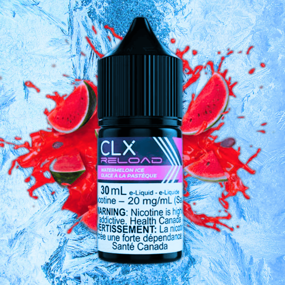 Watermelon Ice Salt by CLX Reload E-Liquid Winkler Vape SuperStore and Bong Shop Manitoba Canada