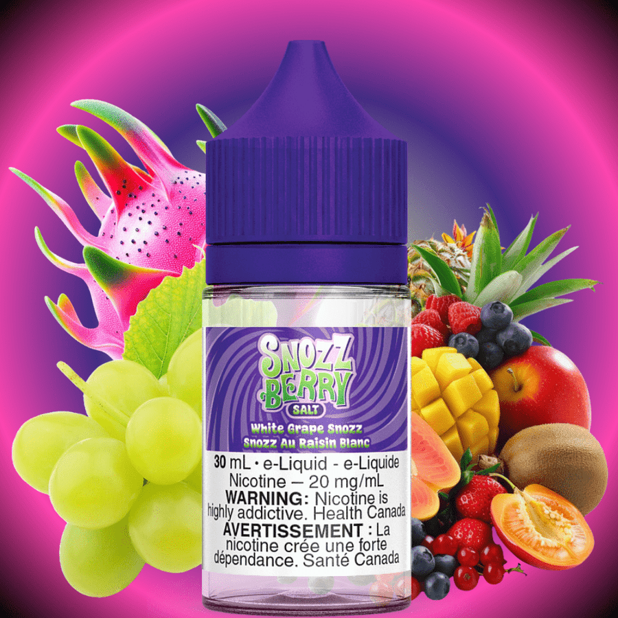 White Grape Snozz Salt By Snozzberry E-Liquid Winkler Vape SuperStore and Bong Shop Manitoba Canada