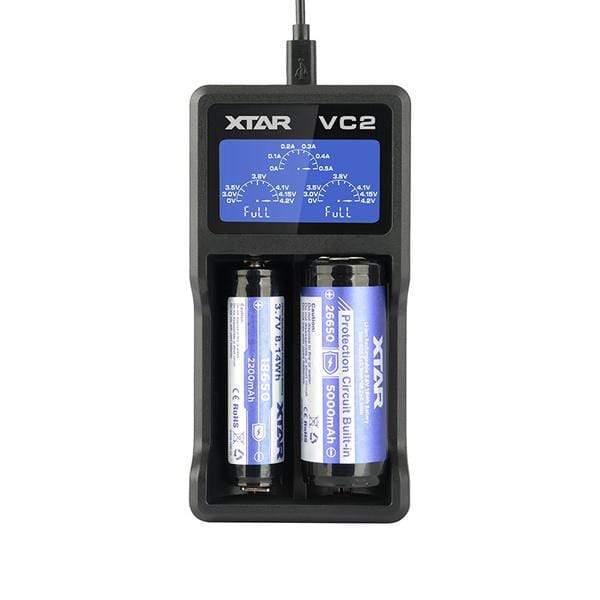 X-TAR Battery Chargers 2-bay Winkler Vape SuperStore and Bong Shop Manitoba Canada